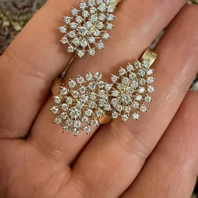 Gyzyl brilliant Komplekt