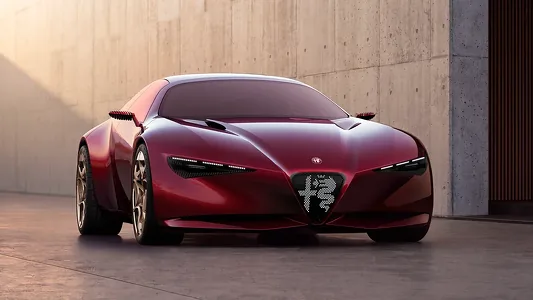Alfa Romeo показала спортивный гибрид с необычными дверями