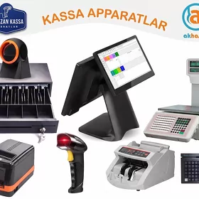 KASSA APARAT CEK PRINTER BARKOD SKANER AKHASAP