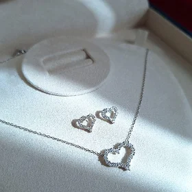 Серебряный комплект новый❗️