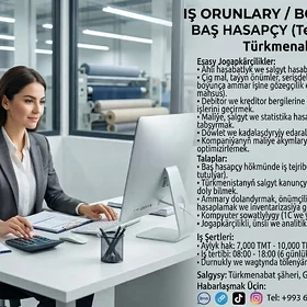 📢BAŞ HASAPÇY GEREK!!!!
