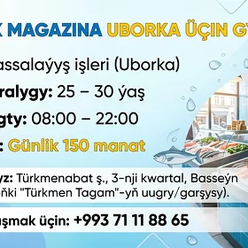 UBORKA  ÜÇIN GYZ GEREK