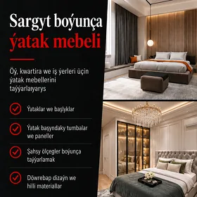 Krowat, tumba, şkaf