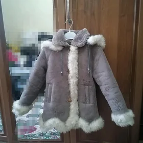 дубленка для девочки