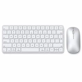 Комплект клавиатура и мышь Meetion iKey C210 Серебристый (En)