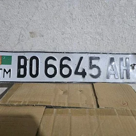 BO 6645 AH MASYN NOMER