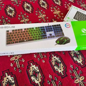 RGB çyraly klawiatura myş