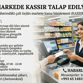 🔊 MARKETDE KASSIR GEREK!