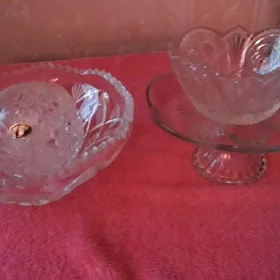 сервиз. хрусталь.самовар