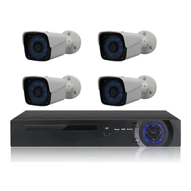 Комплект NVR PoE 4 IP-камеры 1 Мп T6112 (уличный)