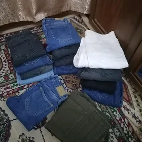 джинсы на девочку