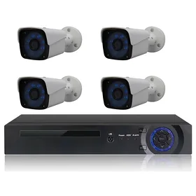 Комплект NVR PoE 4 IP-камеры 1 Мп T6112 (уличный)