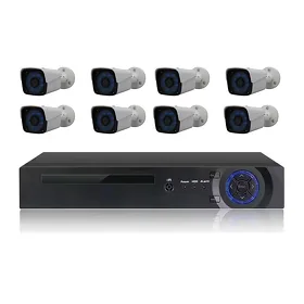 Комплект NVR PoE 8 IP-камер 2 Мп T6112 (уличный) / Kamera