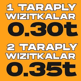 Wizitka Flayer Menu Stiker