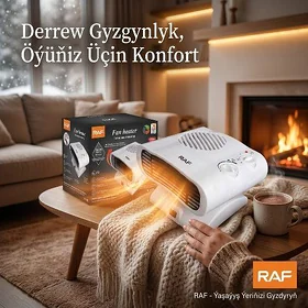 Raf peç wentilyator ýyladyjy