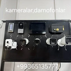 kameralar,damafonlar