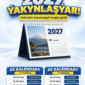 KALENDAR BANNER PLAKAT WİZİTKA